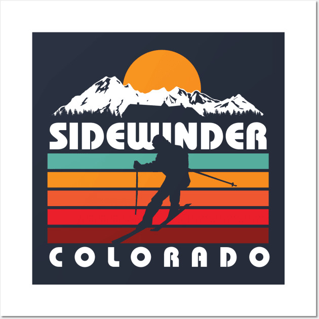 Ski Sidewinder Wall Art by MindsparkCreative